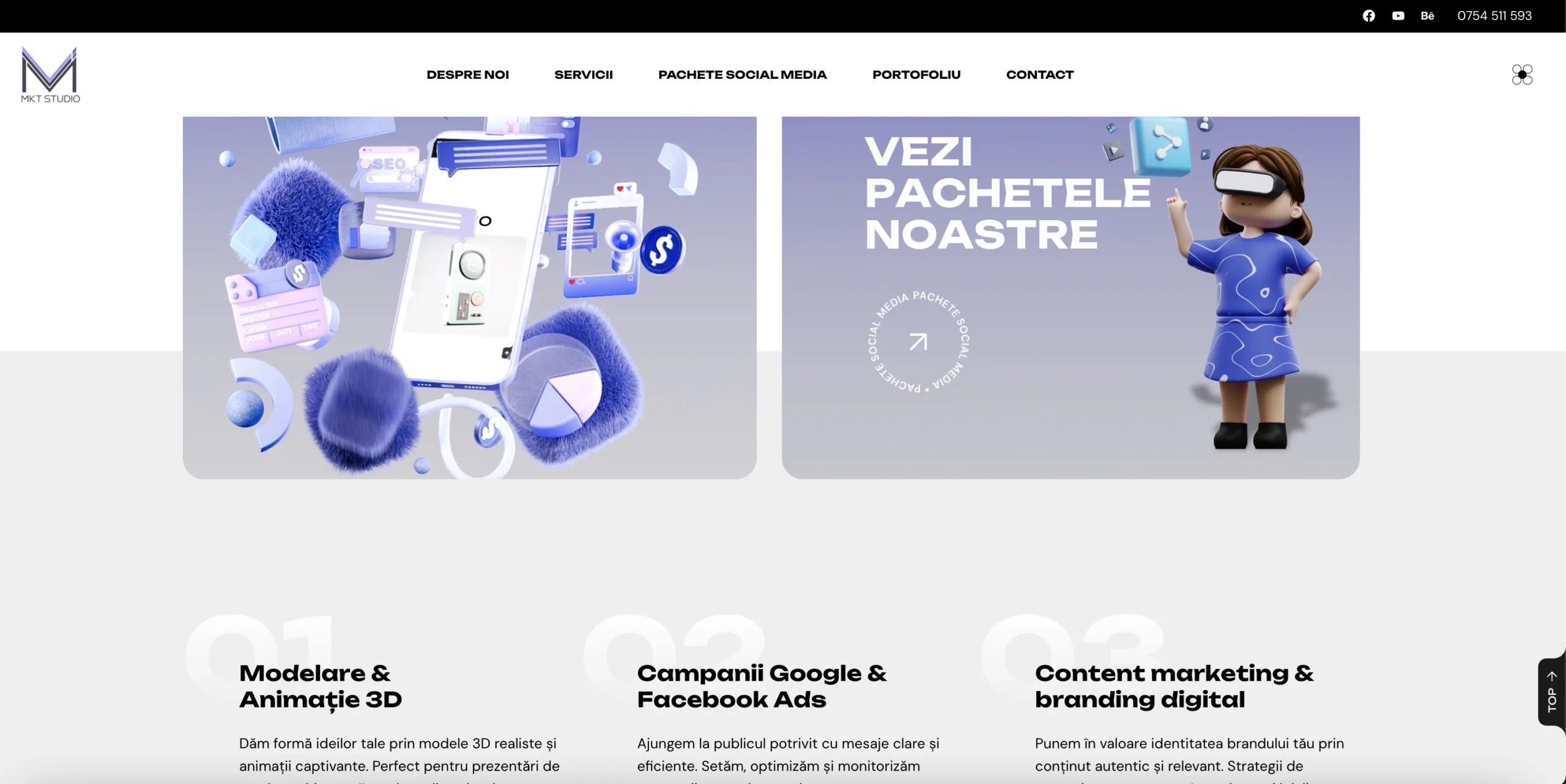 MKT Studio Web Design an Development Project